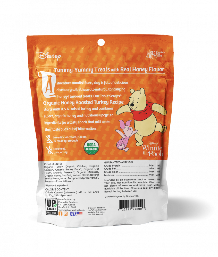 Disney TableScraps Organic Honey Roasted Turkey Recipe Dog Treats