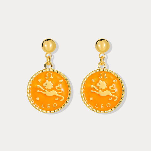 Selenichast Leo Constellation Earrings