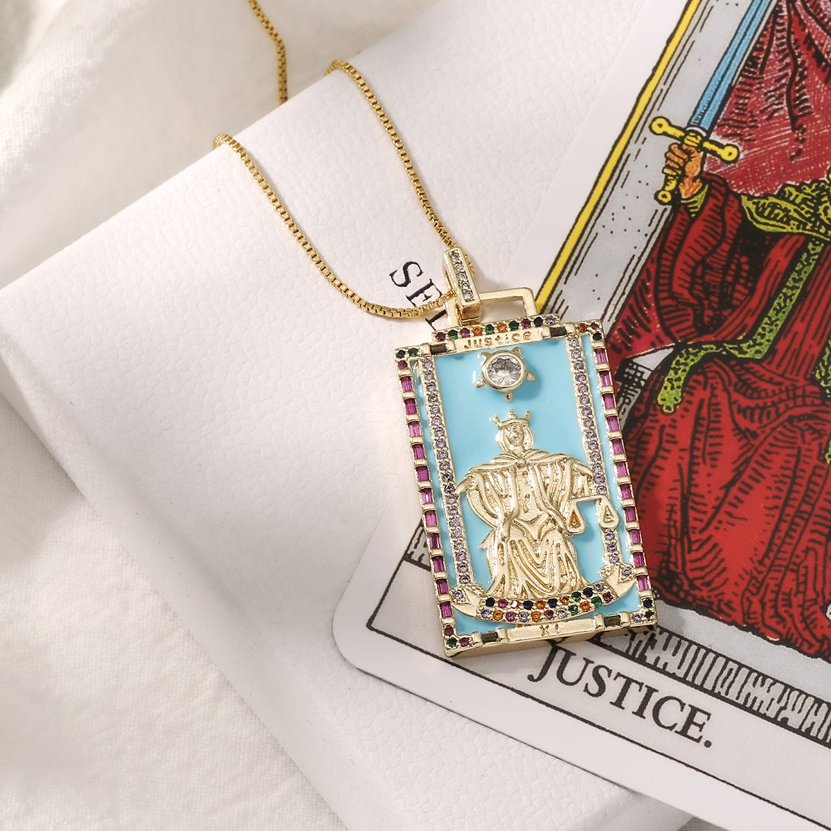 The World Tarot Card Necklaces