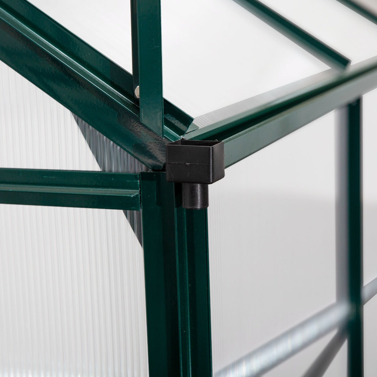 8.25’ x 4’ x 7.25’ Walk-In Garden Aluminum Polycarbonate Greenhouse with Roof Vent