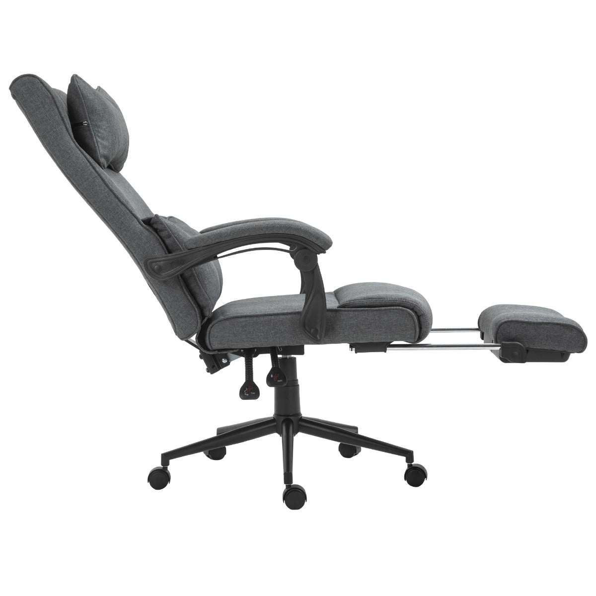 Reclining Home Office Executive Adjustable Rolling Swivel Chair with Footrest