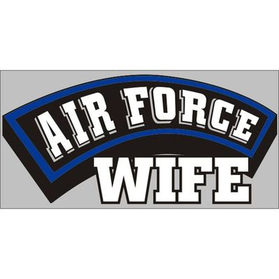 Air Force Wife Decal