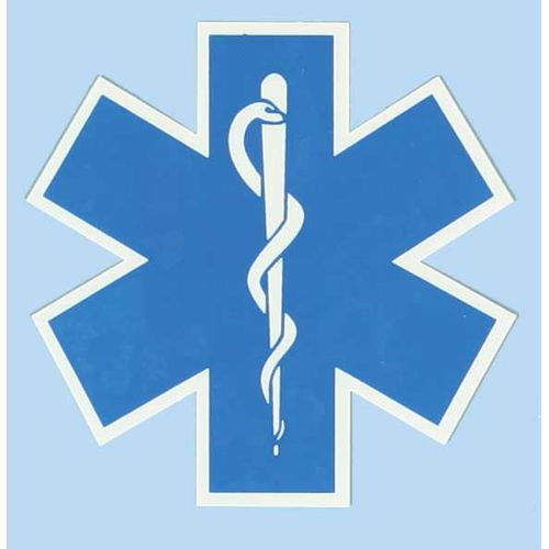 EMS EMT Star of Life Decal