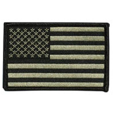 US Flag Olive Patch, 3