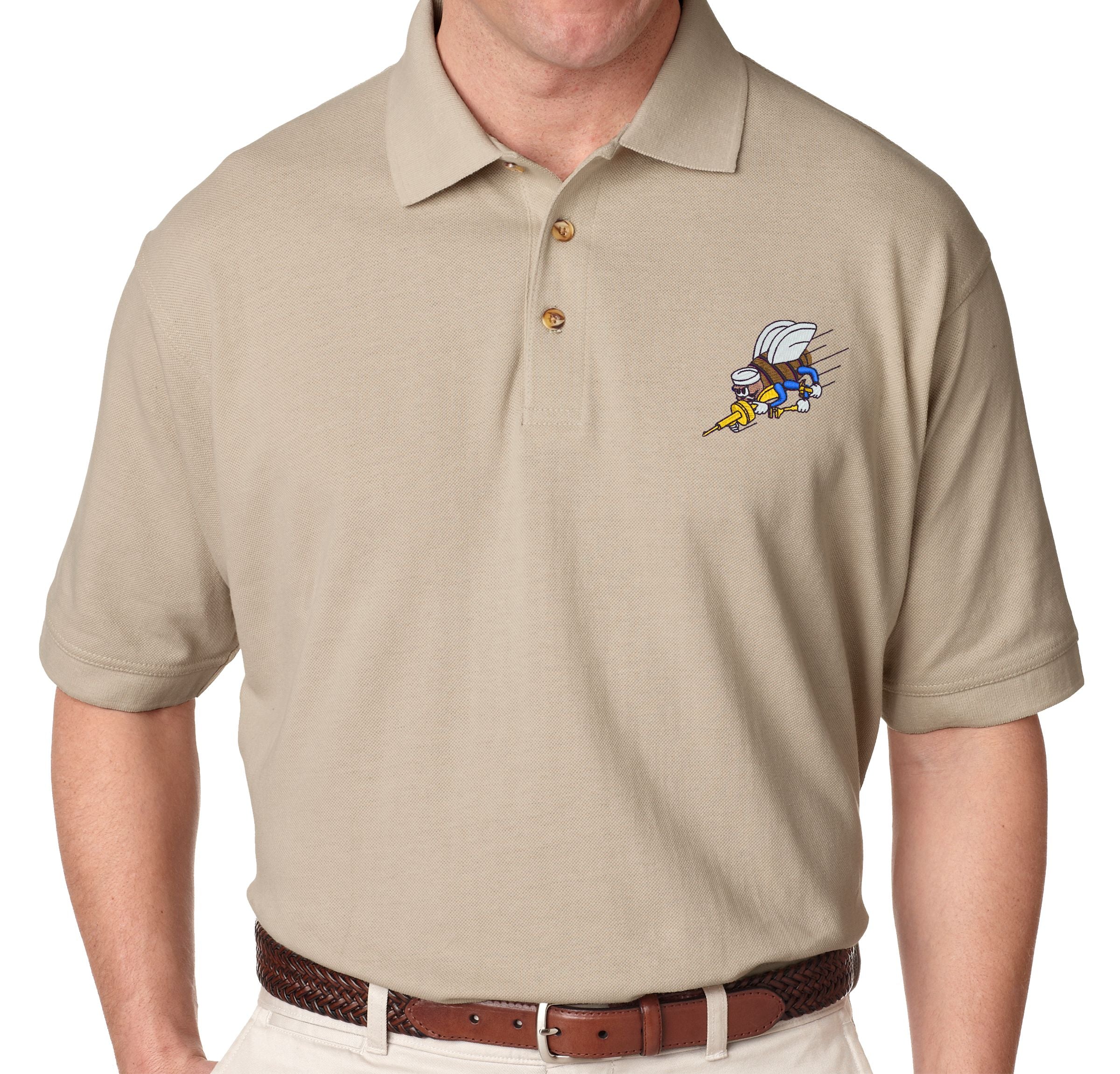 Seabee Logo Polo Shirt