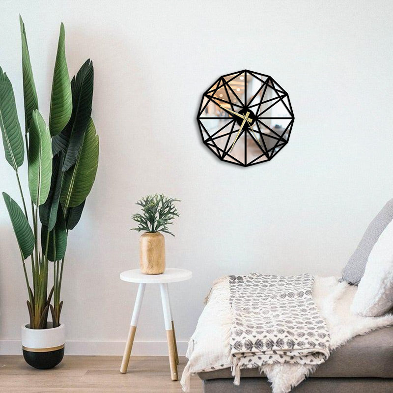 Merror Origami Wall Clock