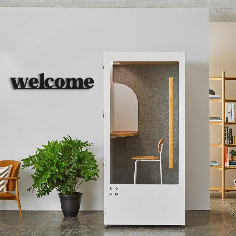 Welcome Metal Wall Sign