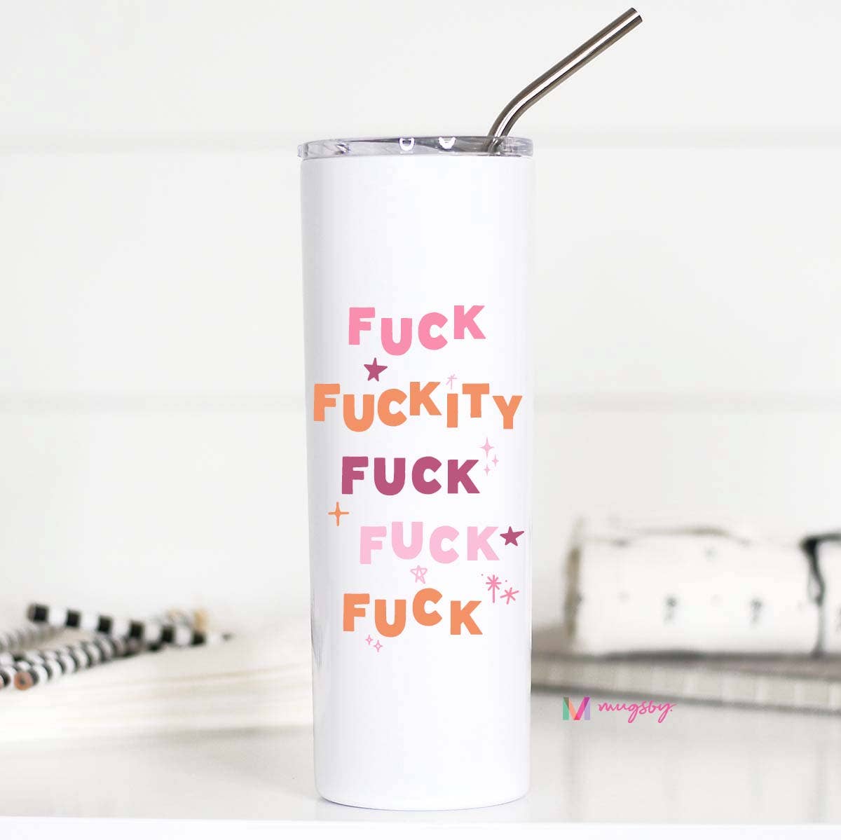 Fuck Fuckity Fuck Funny 20oz Stainless Steel Tall Travel Cup