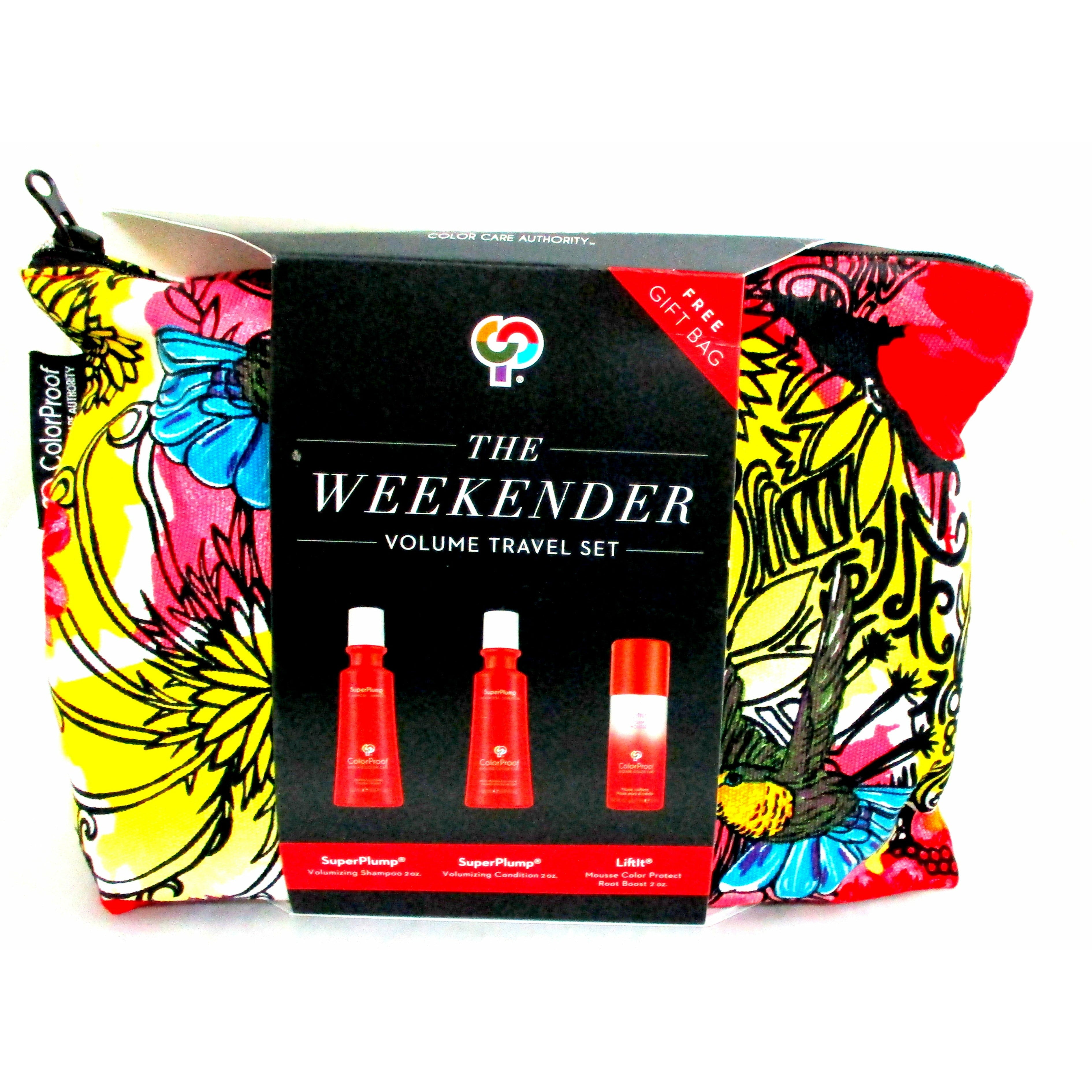 Colorproof The Weekender Volume Super Plump 3 Piece Travel Set