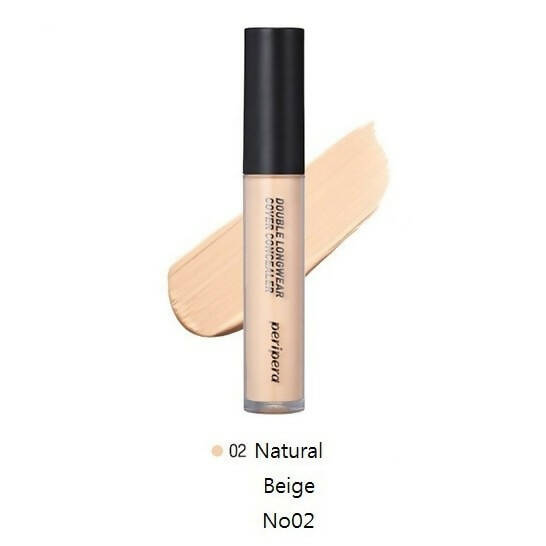 [Peripera] Double Longwear Cover Concealer #02 Natural Beige