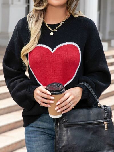 With All My Heart Sweater