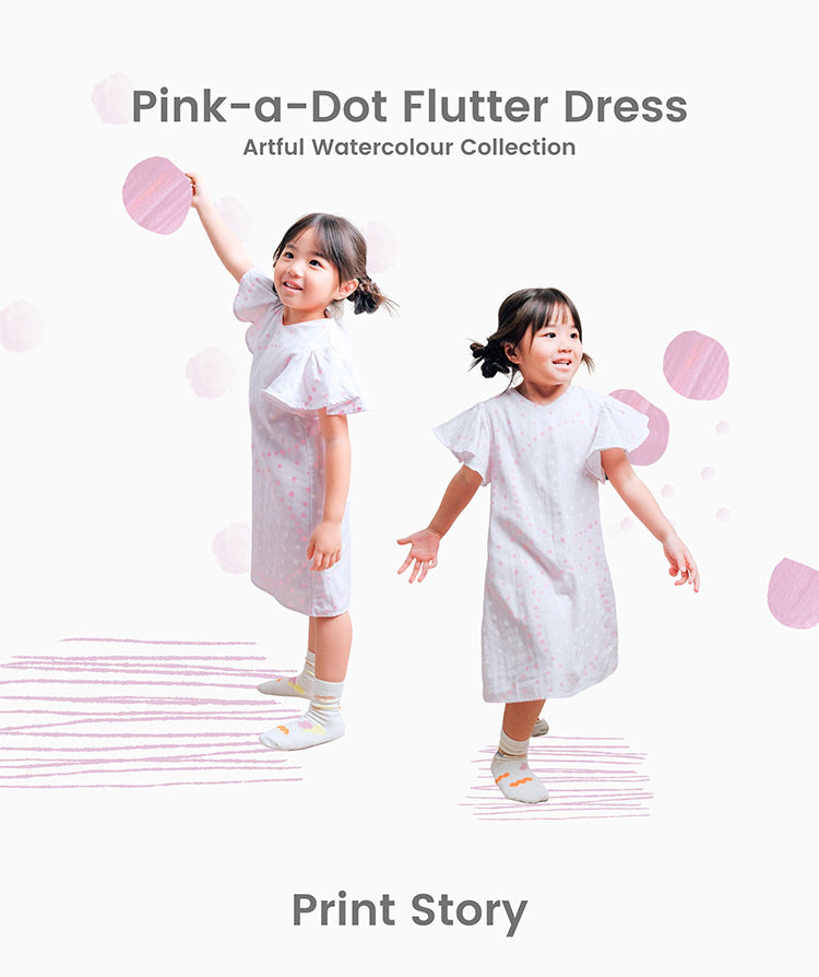 Pink-a-Dot Flutter Dress