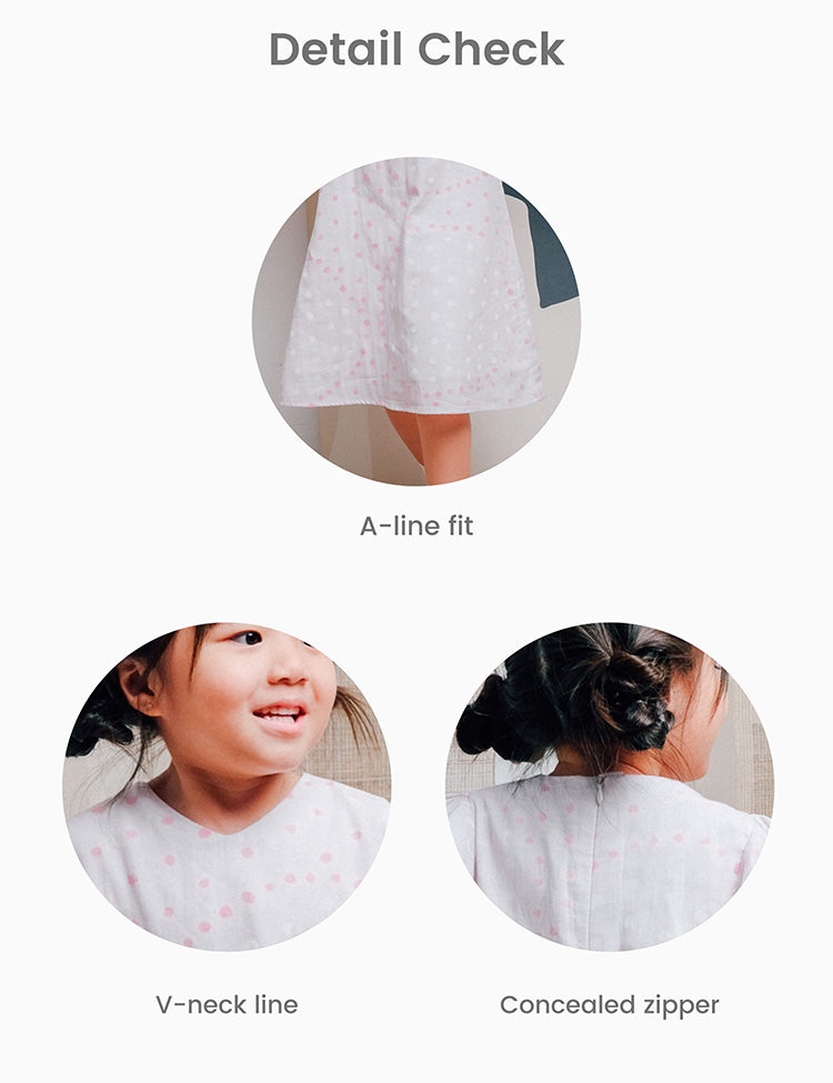 Pink-a-Dot Flutter Dress