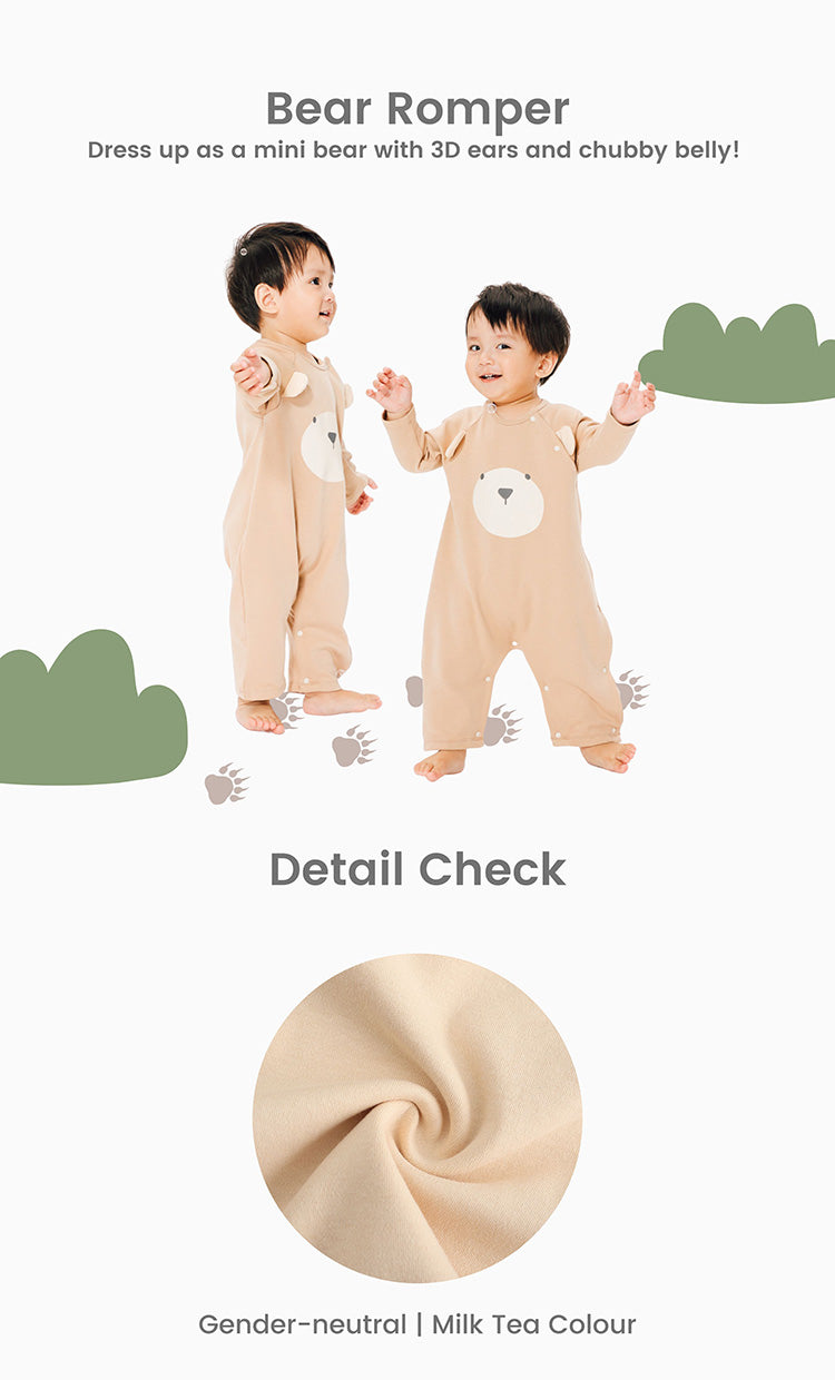 クマのロンパー