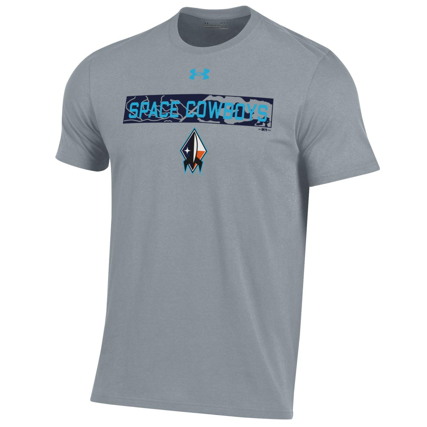 Sugar Land Space Cowboys Under Armour T Performance Cotton Grey