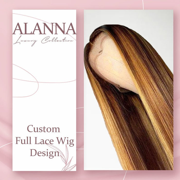 Custom Order Full Lace Wig Design Vietnamese Silky Straight