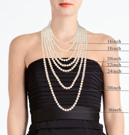 Necklace Size Chart For Men & Women - Complete Guide