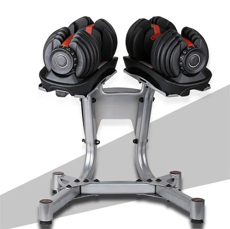 In a Bundle, a Pair of Universal Dumbbells 24 Kg (52.5 L.B.S) + an Adjusted Stand