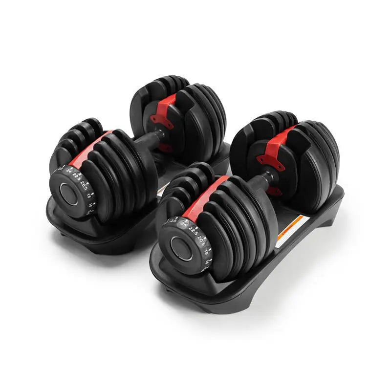 In a Bundle, a Pair of Universal Dumbbells 24 Kg (52.5 L.B.S) + an Adjusted Stand