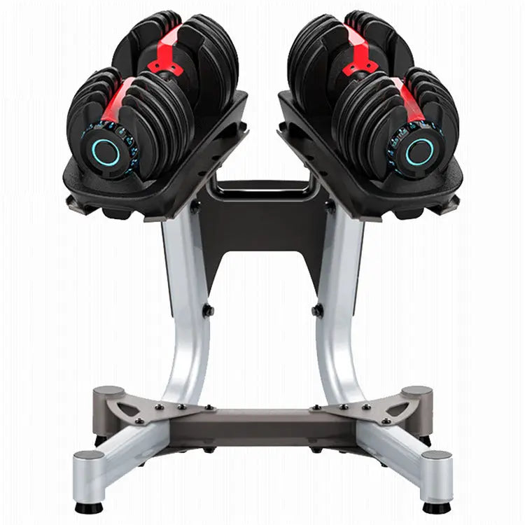 In a Bundle, a Pair of Universal Dumbbells 24 Kg (52.5 L.B.S) + an Adjusted Stand