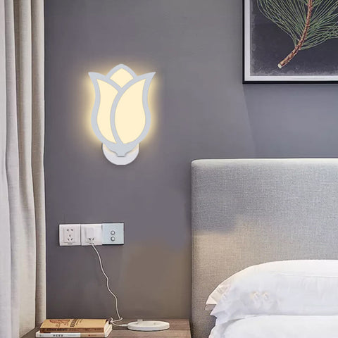 Creatieve LED-Wandlamp in Rozenontwerp