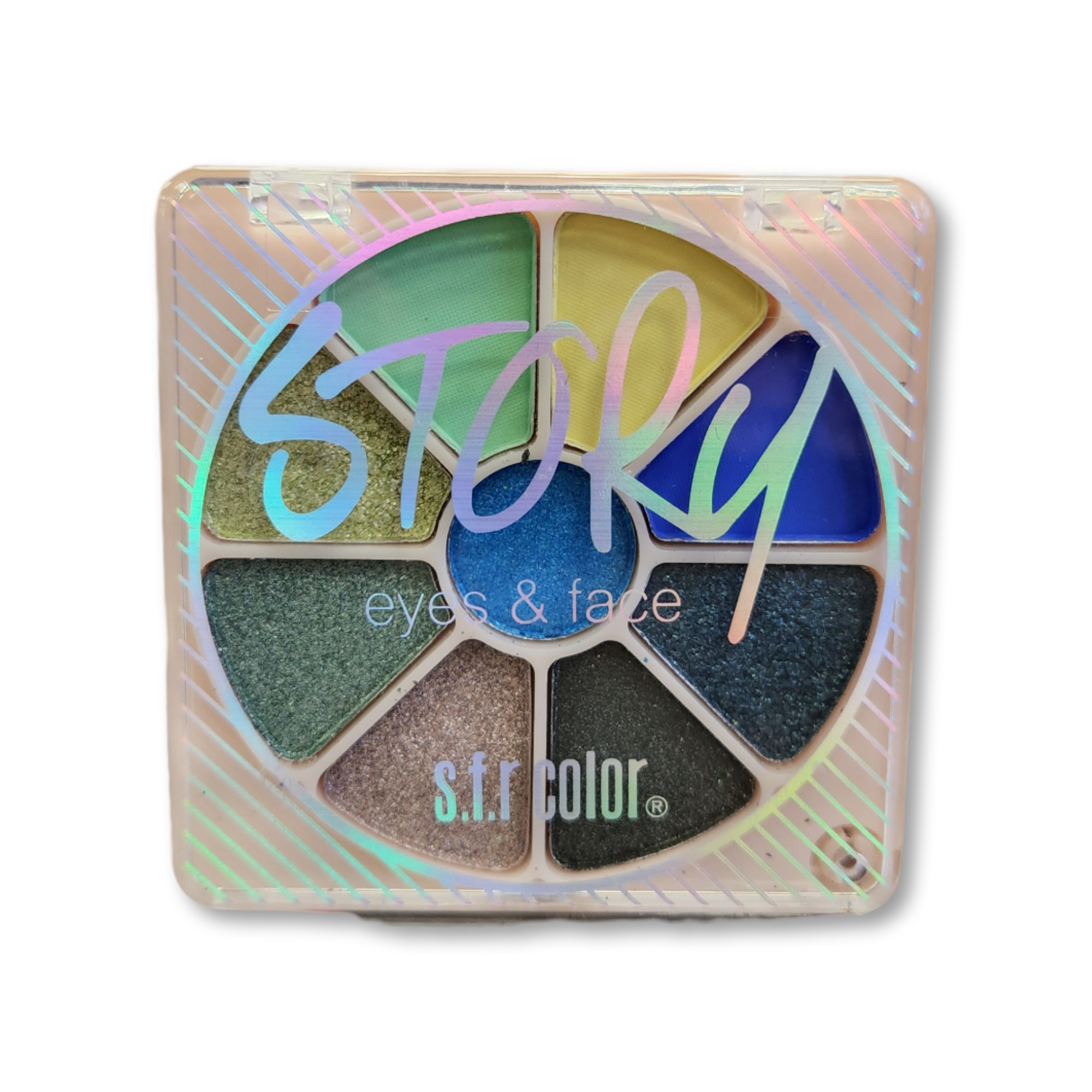 SFR Color Story Face &  Eyes Palette | Eyeshadow Highlighter Blusher Glitter