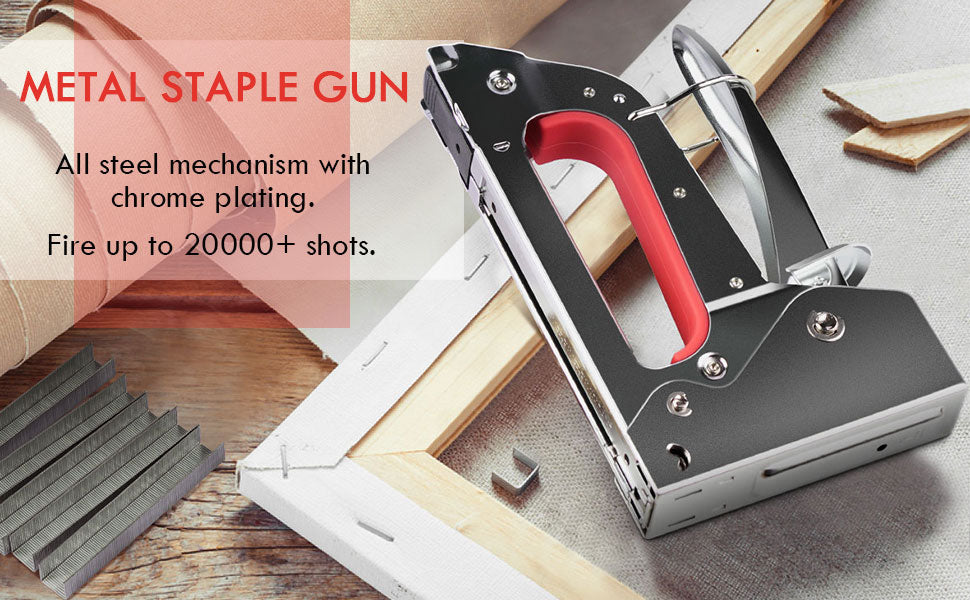 Staple Gun NEU MASTER, Light Duty Stapler Kit Come with 1600 pcs 5