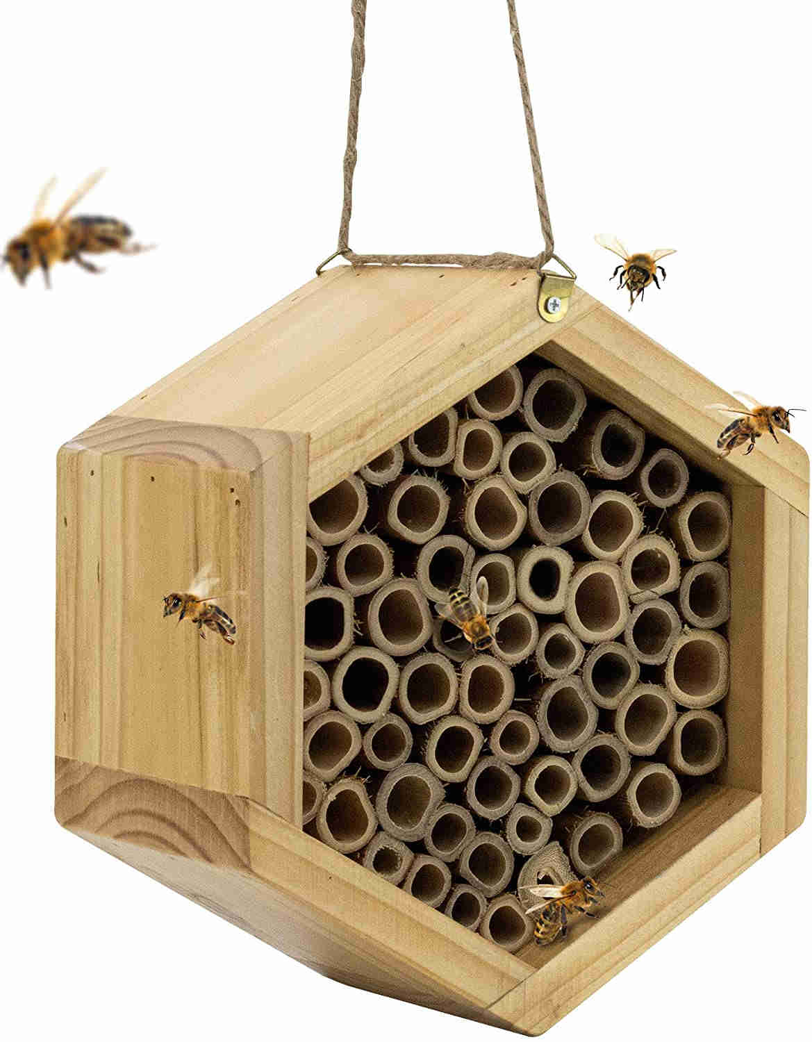 Handmade Bamboo Honey Bee Hive