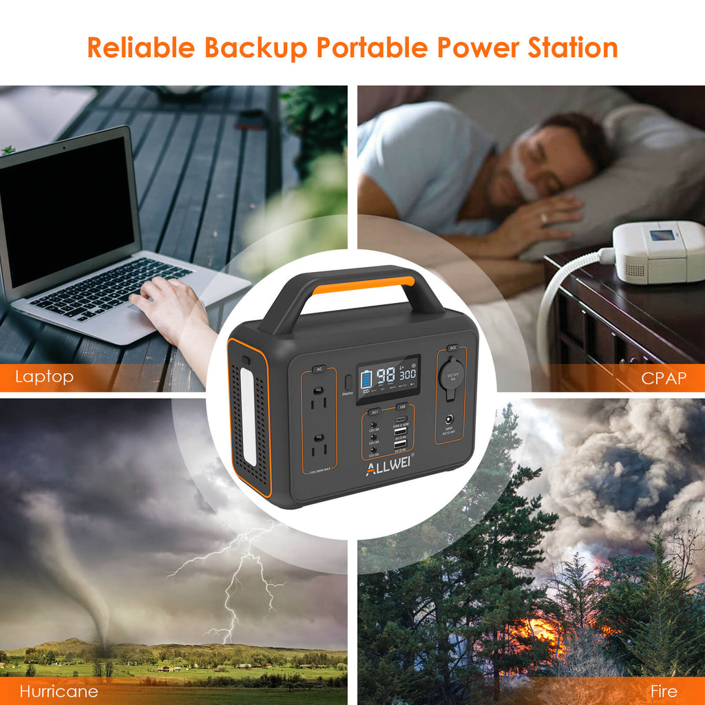 Advantages of ALLWEI 300 Portable Power Station