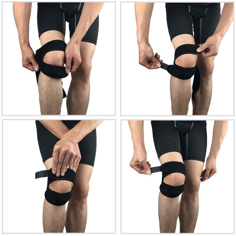 Sports Knee Support Patella Belt Elastic Bandage Tape Sport Strap Knee Pads Protector