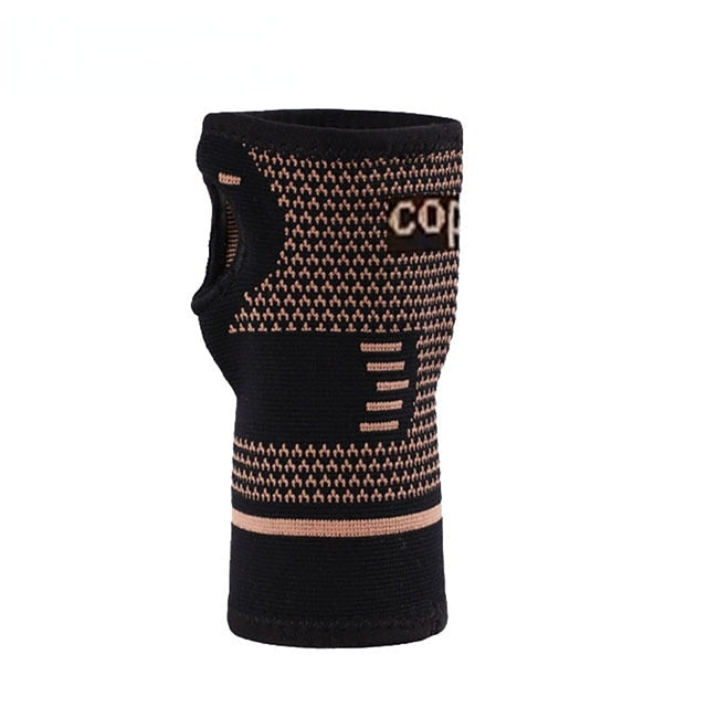 Copper Professional Wristband Sports Compression Wrist Guard