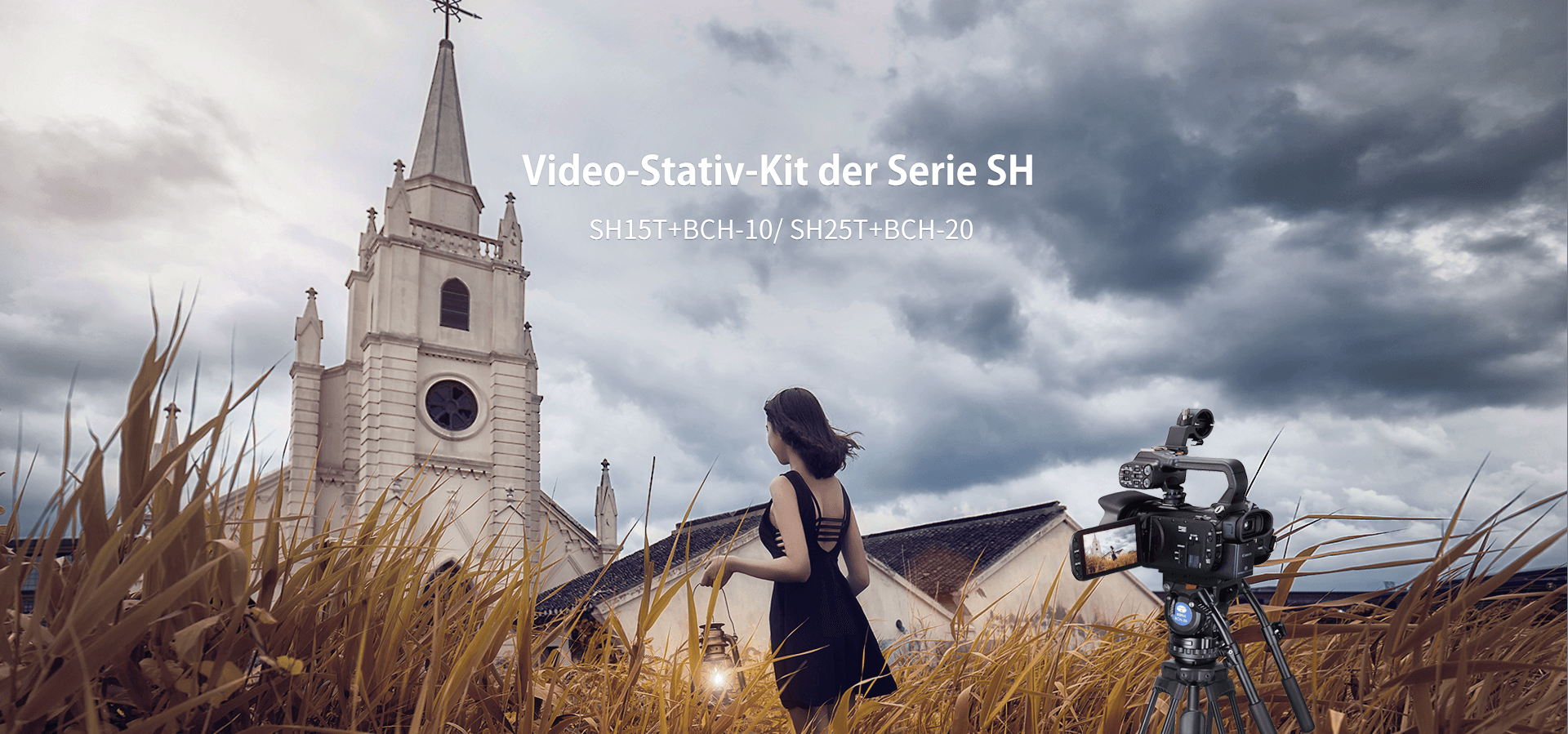 SH Series Video Tripod Kit	Video-Stativ-Kit der Serie SH SH15T+BCH-10/ SH25T+BCH-20	SH15T+BCH-10/ SH25T+BCH-20