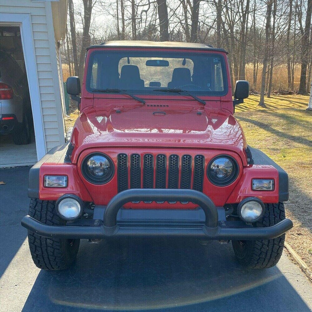 Smoke Bumper Signal+Fender Side Marker Light For 1997-2006 Jeep Wrangler TJ