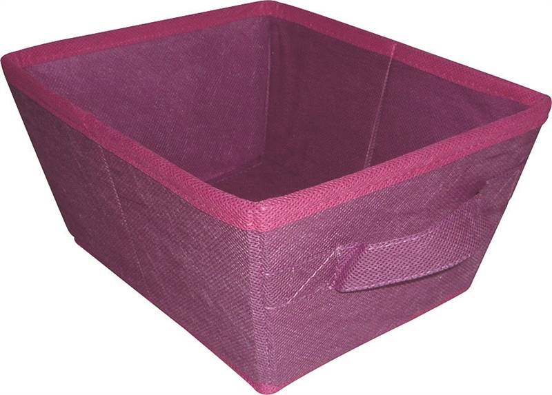 Simple Spaces Storage Bin, 10-1/2 X 8-1/4 X 5-1/4 In, Purple