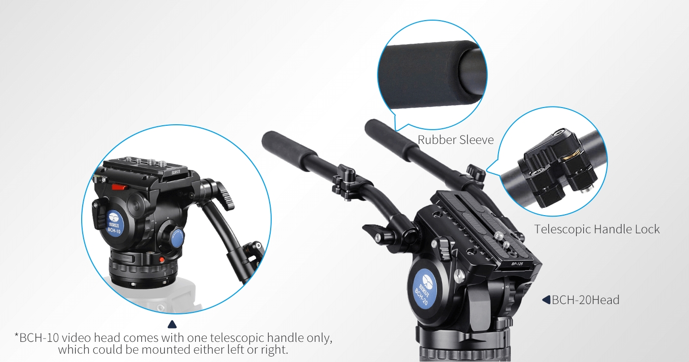 SH Servies Video Tripod Kit (SH15T+BCH-10) – SIRUI®Official Store