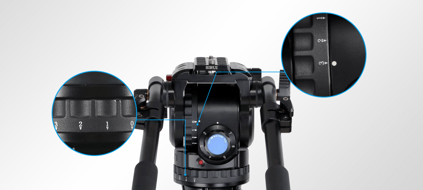 SIRUI SH Series Video Tripod kits SH15T+BCH-10