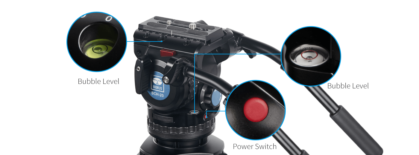 SH Servies Video Tripod Kit (SH15T+BCH-10) – SIRUI®Official Store