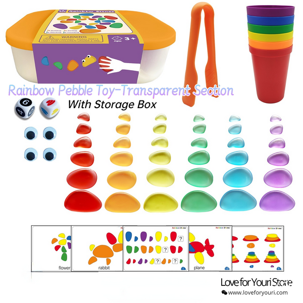 Rainbow Pebble Toy
