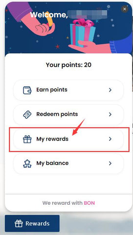 Dr.Fish How to redeem points Step 9