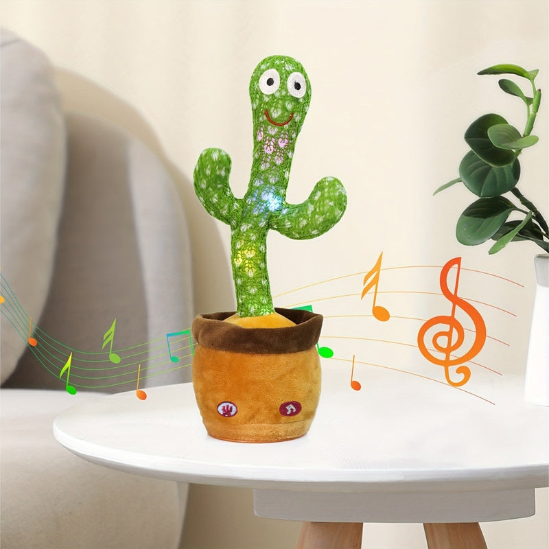 Talking Cactus Toy, Dancing Cactus Baby Toy with Lighting