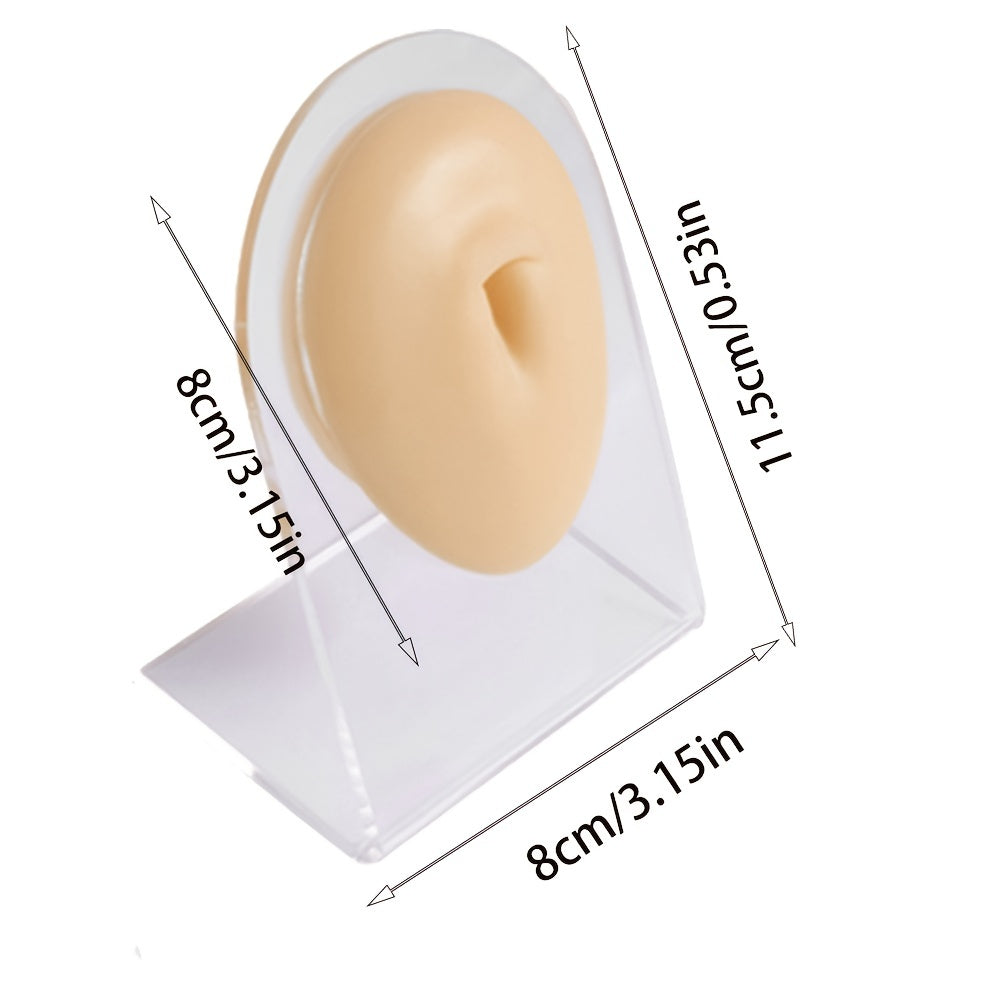 Soft Flexible Silicone Human Body Model Displays Flash Color Ear Mouth Eye Tongue Nose Model Simulation
