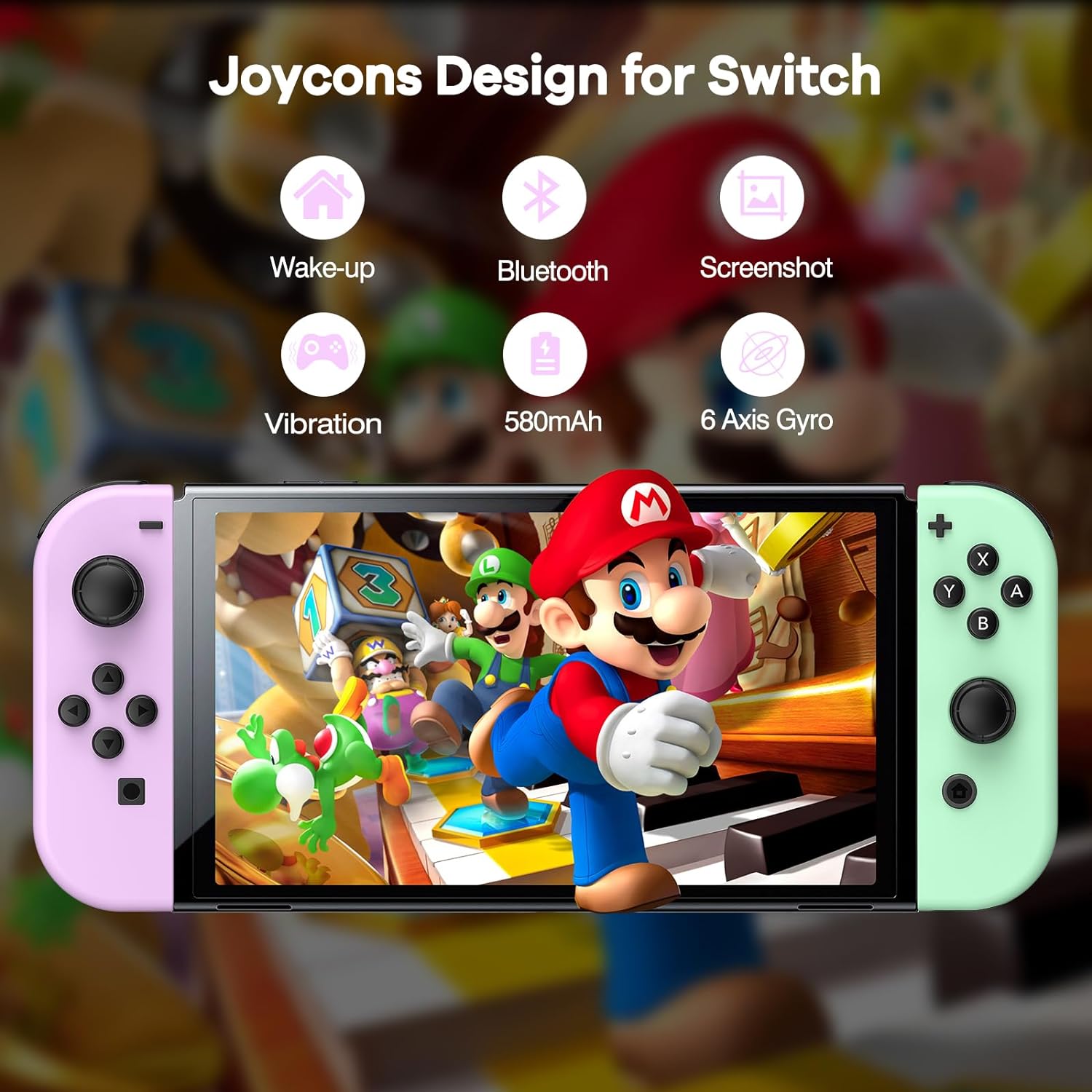 Switch Wireless Controller Replacement for Nintendo Switch/Lite/OLED