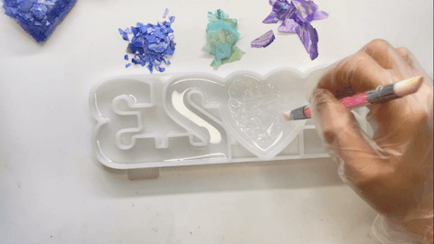 Pincel a la capa base