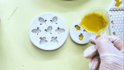 Tint Resin and Pour in the Second Mold