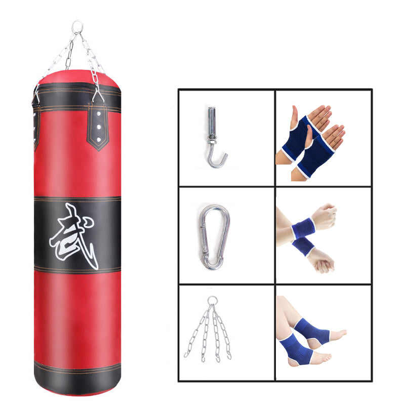 Boxing Punching Bag In-Home Setup