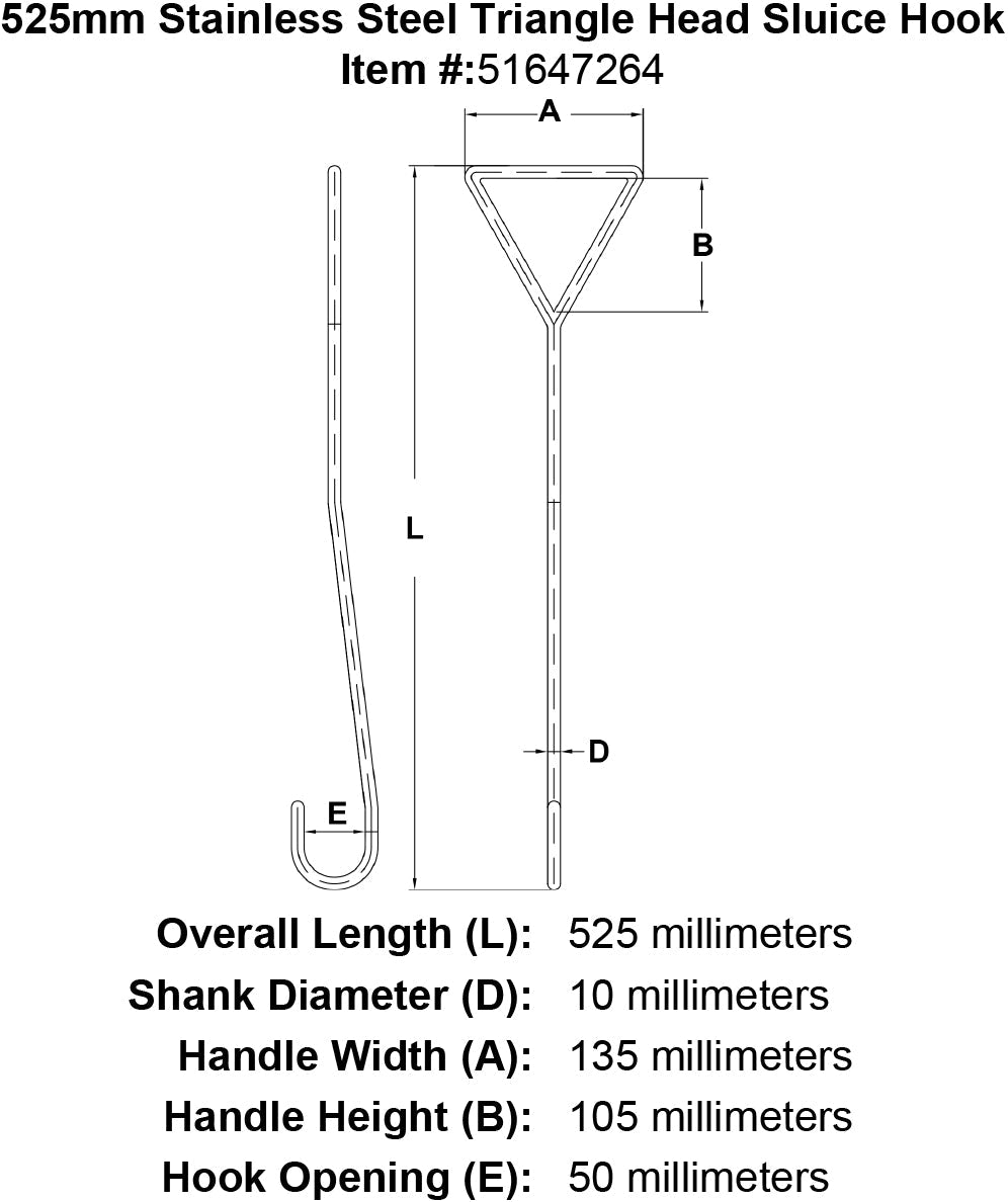 Stainless Sluice Hooks