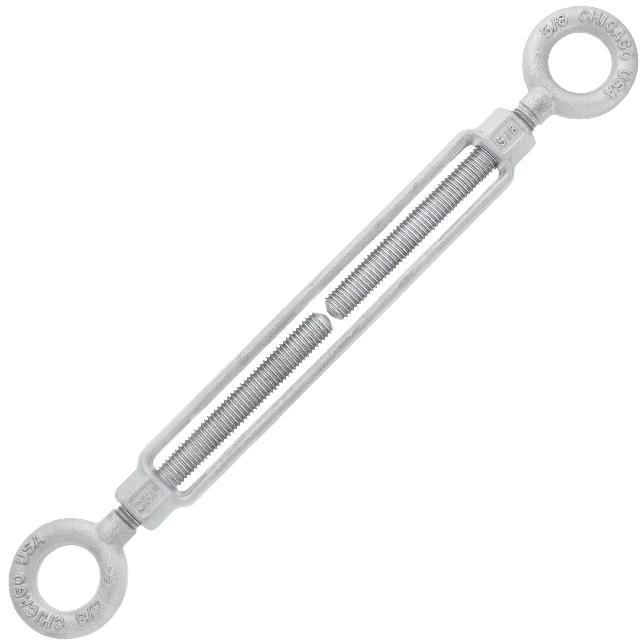 Chicago Hardware Hot Dip Galvanized Eye x Eye Turnbuckles