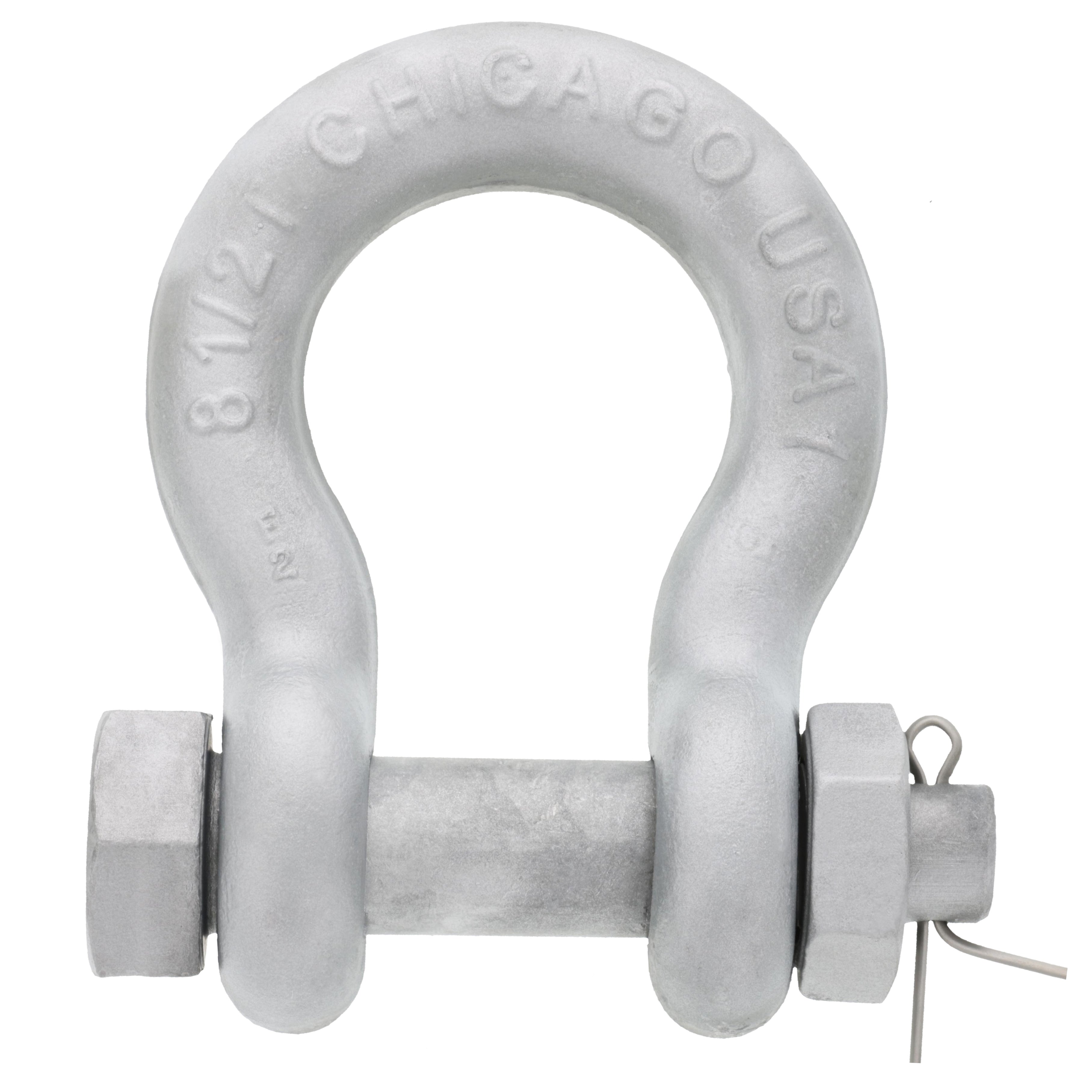 Chicago Hardware Hot Dip Galvanized Bolt Type Anchor Shackles