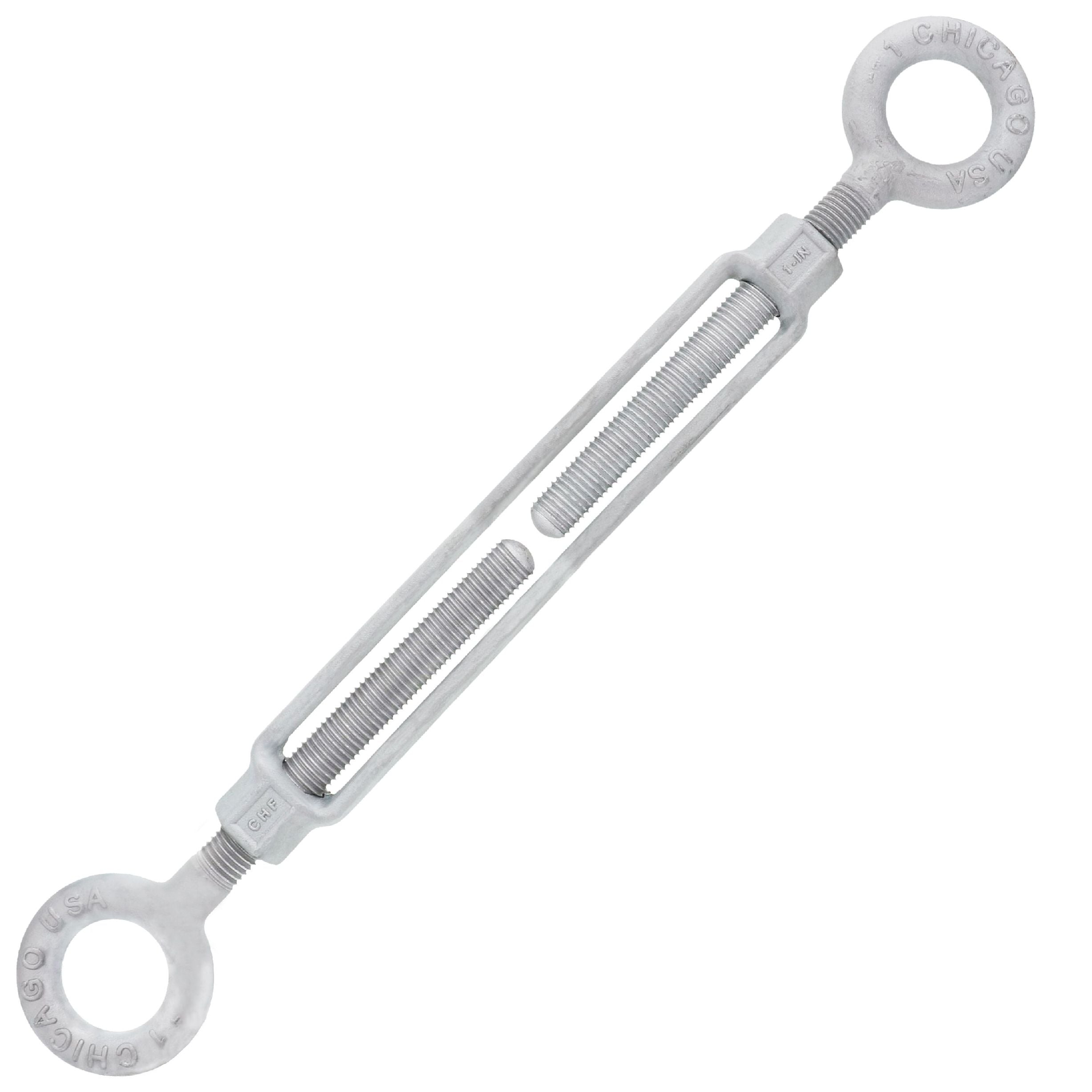 Chicago Hardware Hot Dip Galvanized Eye x Eye Turnbuckles