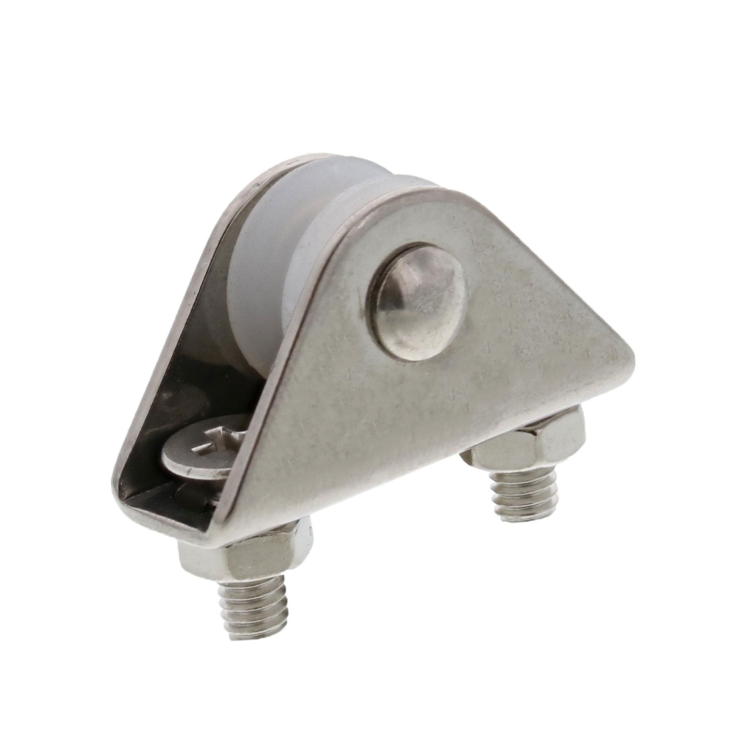 Stainless Deck Mount Rope Roller Block